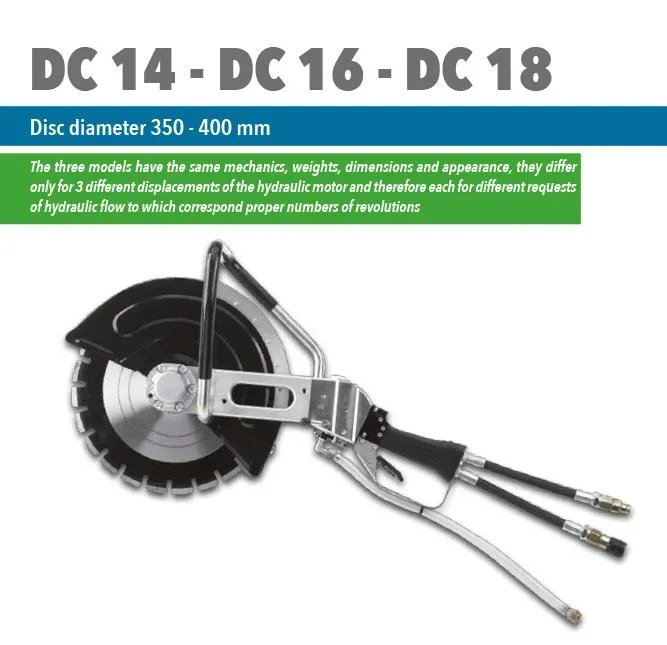 DC16 RING ZAAG 8,5 KG ONDERWATER, DIA. 400 MM, RPM 4300, 3040 L/MIN, DOA